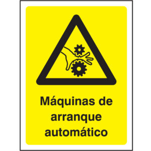 SINAL DE PERIGO - ARRANQUE AUTOMÁTICO (G562) - Perigo - Sinalização