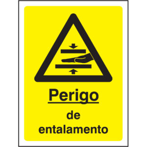 SINAL DE PERIGO - ENTALAMENTO (G563) - Perigo - Sinalização