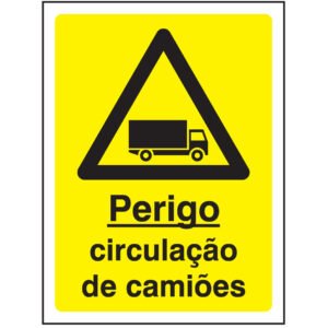 SINAL DE PERIGO - CIRCULAÇÃO DE VEÍCULOS (G568) - Perigo - Sinalização