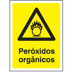 SINAL DE PERIGO - PERÓXIDOS ORGÂNICOS (G576) - Perigo - Sinalização