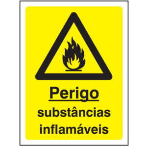 SINAL DE PERIGO - LIQUÍDO INFLAMÁVEL (G584) - Perigo - Sinalização