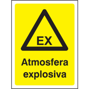 SINAL DE PERIGO - ATMOSFERA EXPLOSIVA (G592) - Perigo - Sinalização