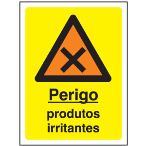 SINAL DE PERIGO - PRODUTOS IRRITANTES (G593) - Perigo - Sinalização