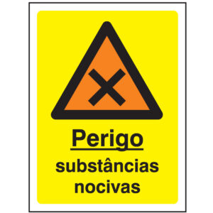 SINAL DE PERIGO - SUBSTÂNCIAS NOCIVAS (G5943) - Perigo - Sinalização