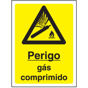 SINAL DE PERIGO - GÁS COMPRIMIDO (G596) - Perigo - Sinalização