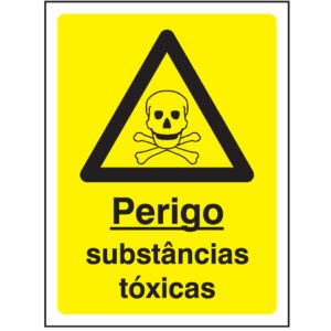 SINAL DE PERIGO - SUBSTÂNCIAS TÓXICAS (G608) - Perigo - Sinalização