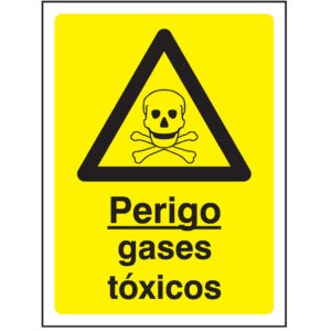 SINAL DE PERIGO - GASES TÓXICOS (G609) - Perigo - Sinalização