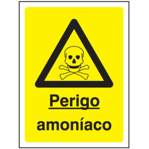 SINAL DE PERIGO - AMONÍACO (G613) - Perigo - Sinalização