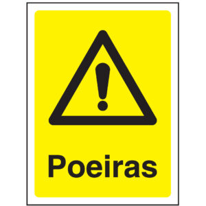 SINAL DE PERIGO - POEIRAS (G643) - Perigo - Sinalização