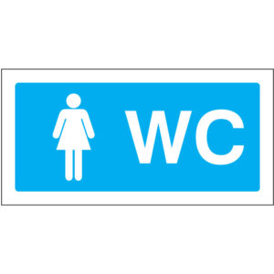 SINAL DE INFORMAÇÃO - INSTALAÇÕES SANITÁRIAS FEMININAS (I0101) - Informação - Sinalização