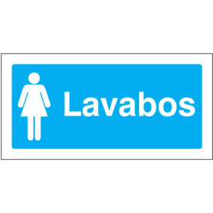 SINAL DE INFORMAÇÃO - LAVABOS FEMININOS (I0114) - Informação - Sinalização