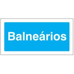 SINAL DE INFORMAÇÃO - BALNEÁRIOS (I0122) - Informação - Sinalização