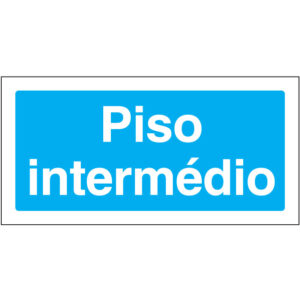 SINAL DE INFORMAÇÃO - PISO INTERMÉDIO (I0144) - Informação - Sinalização