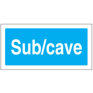 SINAL DE INFORMAÇÃO - SUB/CAVE (I0147) - Informação - Sinalização