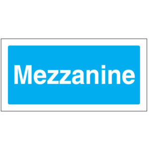 SINAL DE INFORMAÇÃO - MEZZANINE (I0155) - Informação - Sinalização