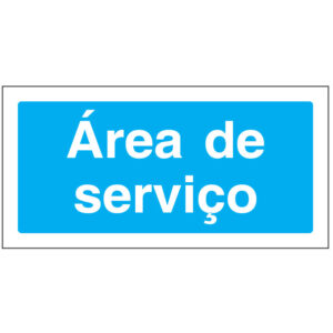 SINAL DE INFORMAÇÃO - ÁREA DE SERVIÇO (I0167) - Informação - Sinalização