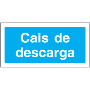 SINAL DE INFORMAÇÃO - CAIS DE DESCARGA (I0183) - Informação - Sinalização