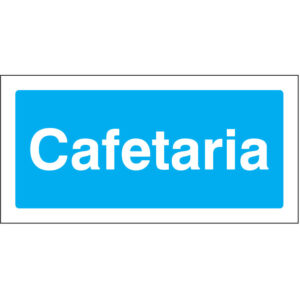 SINAL DE INFORMAÇÃO - CAFETARIA (I0185) - Informação - Sinalização