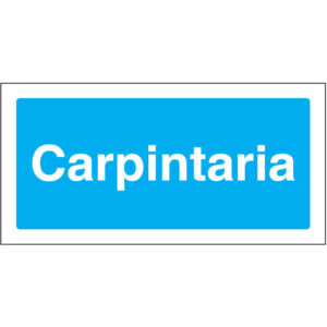 SINAL DE INFORMAÇÃO - CARPINTARIA (I0187) - Informação - Sinalização