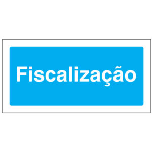 SINAL DE INFORMAÇÃO - FISCALIZAÇÃO (I0227) - Informação - Sinalização