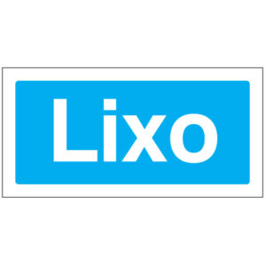 SINAL DE INFORMAÇÃO - LIXO (I0234) - Informação - Sinalização