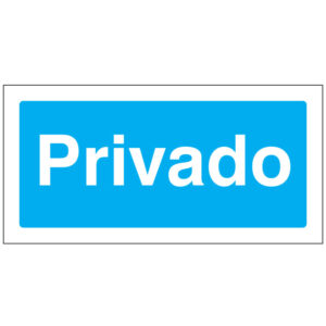 SINAL DE INFORMAÇÃO - PRIVADO (I0246) - Informação - Sinalização