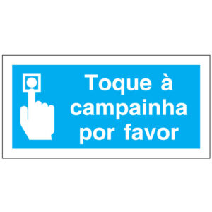 SINAL DE INFORMAÇÃO - TOQUE À CAMPAINHA POR FAVOR I0258) - Informação - Sinalização