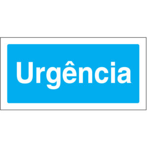 SINAL DE INFORMAÇÃO - URGÊNCIA (I0260) - Informação - Sinalização