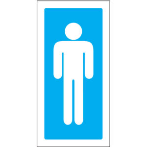 SINAL DE INFORMAÇÃO - INSTALAÇÕES SANITÁRIAS MASCULINAS (I0301) - Informação - Sinalização