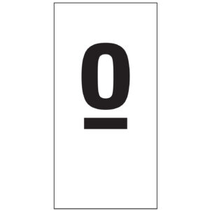 SINAL DE INFORMAÇÃO - º INDICADOR ORDINAL MASCULINO (I0310) - Informação - Sinalização