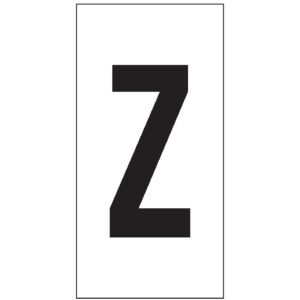 SINAL DE INFORMAÇÃO - LETRA Z (I0311Z) - Informação - Sinalização