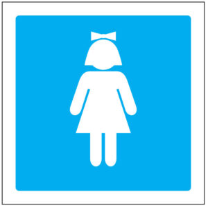 SINAL DE INFORMAÇÃO -INSTALAÇÕES SANITÁRIAS FEMININAS (I0403) - Informação - Sinalização