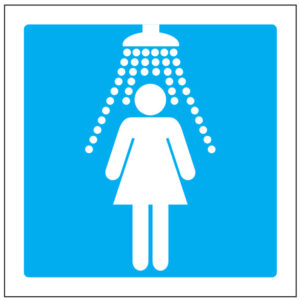 SINAL DE INFORMAÇÃO - CHUVEIROS FEMININOS (I0409) - Informação - Sinalização