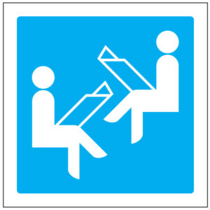SINAL DE INFORMAÇÃO - SALA DE LEITURA (I0433) - Informação - Sinalização