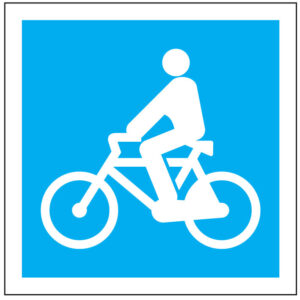 SINAL DE INFORMAÇÃO -CICLOVIA (I0464) - Informação - Sinalização