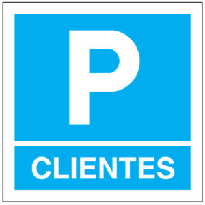 SINAL DE INFORMAÇÃO - PARQUE PARA CLIENTES (I0473) - Informação - Sinalização