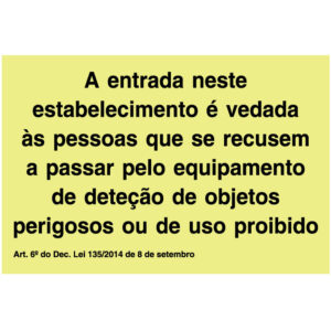 SINAL DE INFORMAÇÃO - Vídeo VIGILÂNCIA (I0623) - Informação - Sinalização