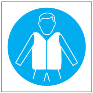 SINAL DE OBRIGAÇÃO - USO DE COLETE TÉRMICO (O410) - Obrigação - Sinalização