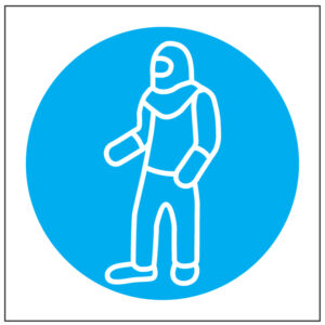 SINAL DE OBRIGAÇÃO - USO DE FATO DE PROTEÇÃO (O414) - Obrigação - Sinalização