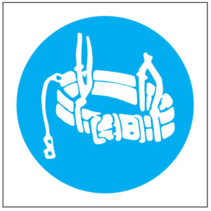 SINAL DE OBRIGAÇÃO - USO DE CINTURÃO DE SEGURANÇA (O419) - Obrigação - Sinalização