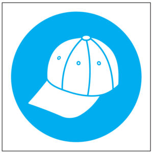 SINAL DE OBRIGAÇÃO - USAR BONÉ DE PROTEÇÃO (O450) - Obrigação - Sinalização