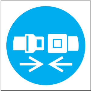 SINAL DE OBRIGAÇÃO - USAR CINTO DE SEGURANÇA (O453) - Obrigação - Sinalização