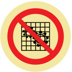 ETIQUETA - PROIBIDO RETIRAR DSIPOSITIVO DE PROTEÇÃO (O729) - Etiquetas - Sinalização
