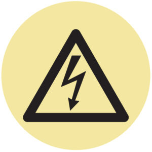 ETIQUETA - PERIGO DE ELETRICIDADE / PERIGO DE MORTE (O745) - Etiquetas - Sinalização