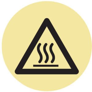 ETIQUETA - PERIGO LIQUÍDO A ALTA TEMPERATURA (O754) - Etiquetas - Sinalização