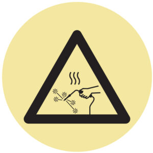 ETIQUETA - PERIGO ZONA DE SOLDADURA (O761) - Etiquetas - Sinalização