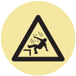 ETIQUETA - PERIGO DE QUEDA (O763) - Etiquetas - Sinalização