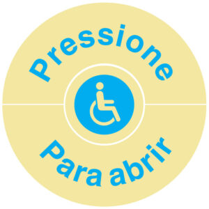 ETIQUETA - PRESSIONE PARA ABRIR (O793) - Etiquetas - Sinalização