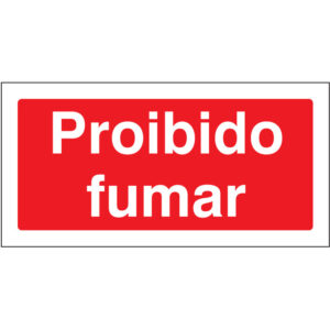 SINAL DE PROIBIÇÃO - FUMAR (P106) - Proibição - Sinalização