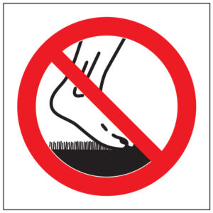 SINAL DE PROIBIÇÃO - PISAR A RELVA (P372) - Proibição - Sinalização